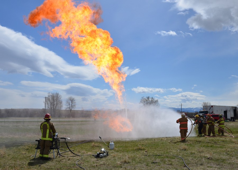 Propane Emergency Fire Training External Madison River Propane